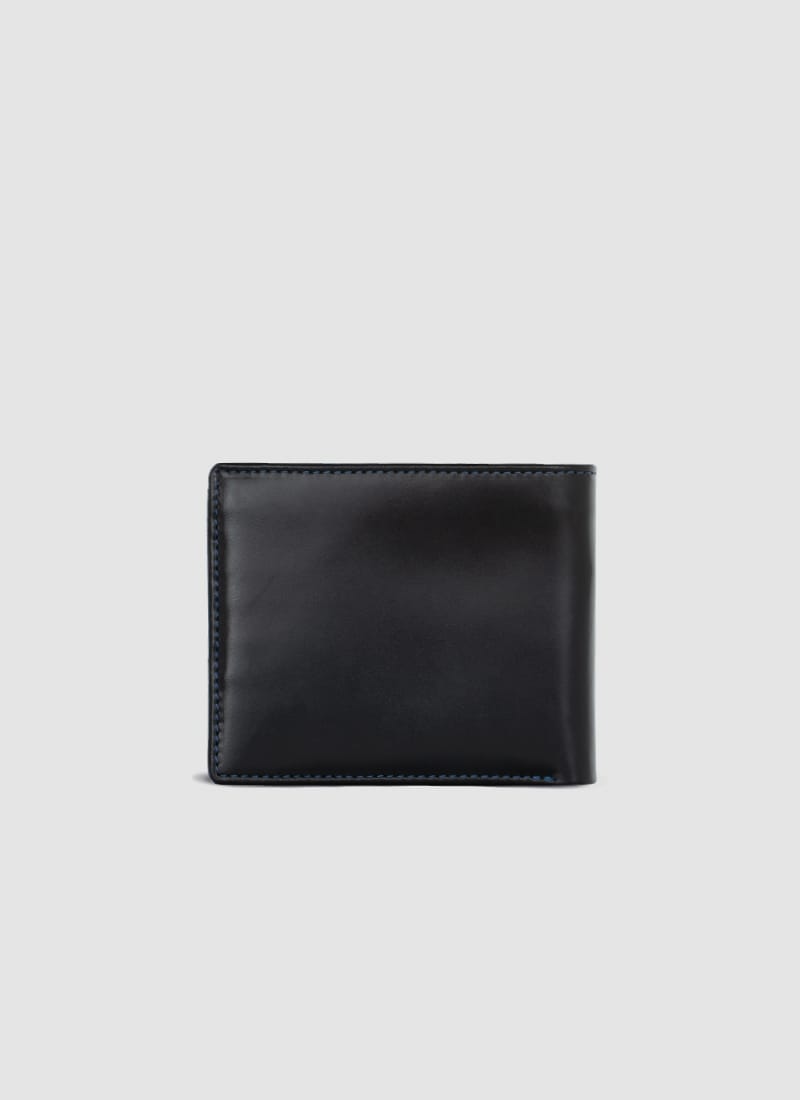 Language Shoes-Men-Ian Slimfold Wallet-Premium Leather-Blue Colour-Leather Accessories