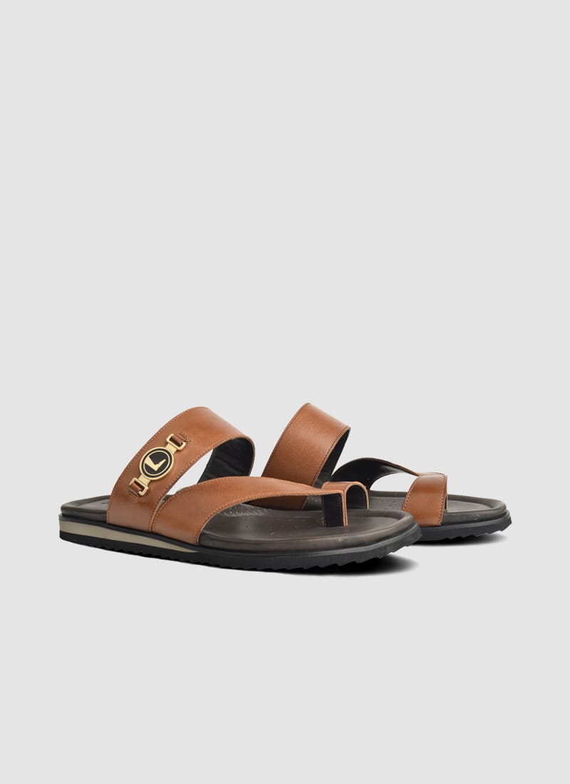 Language Shoes-Men-Gilson Sandal-Premium Leather-Brown Colour-Sandal