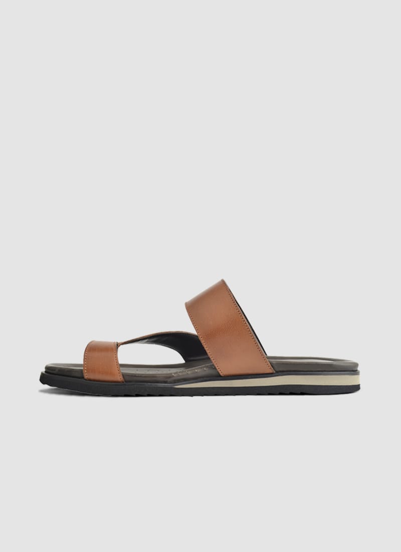Language Shoes-Men-Gilson Sandal-Premium Leather-Brown Colour-Sandal