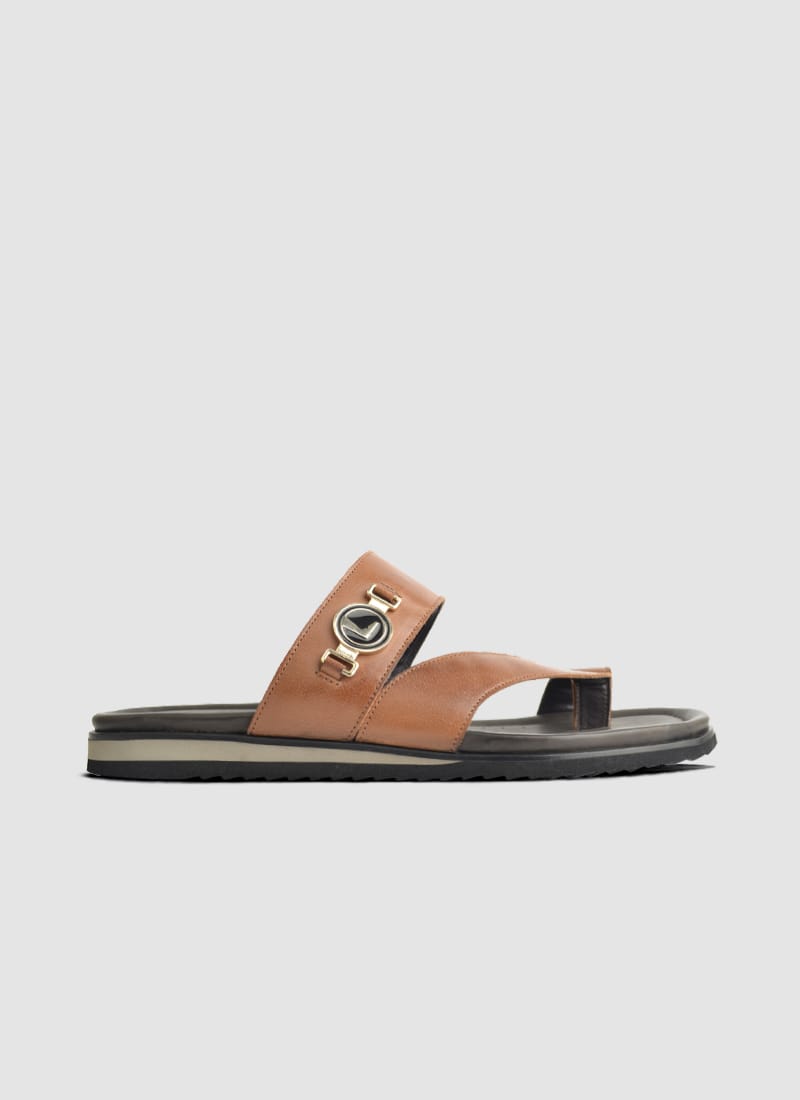 Language Shoes-Men-Gilson Sandal-Premium Leather-Brown Colour-Sandal