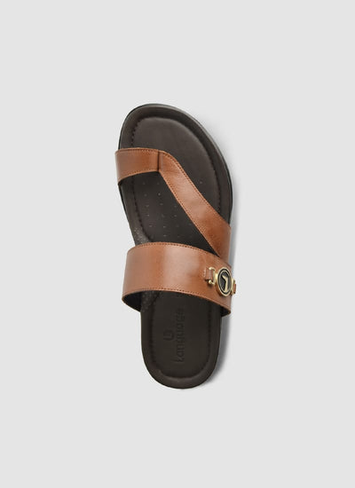 Language Shoes-Men-Gilson Sandal-Premium Leather-Brown Colour-Sandal