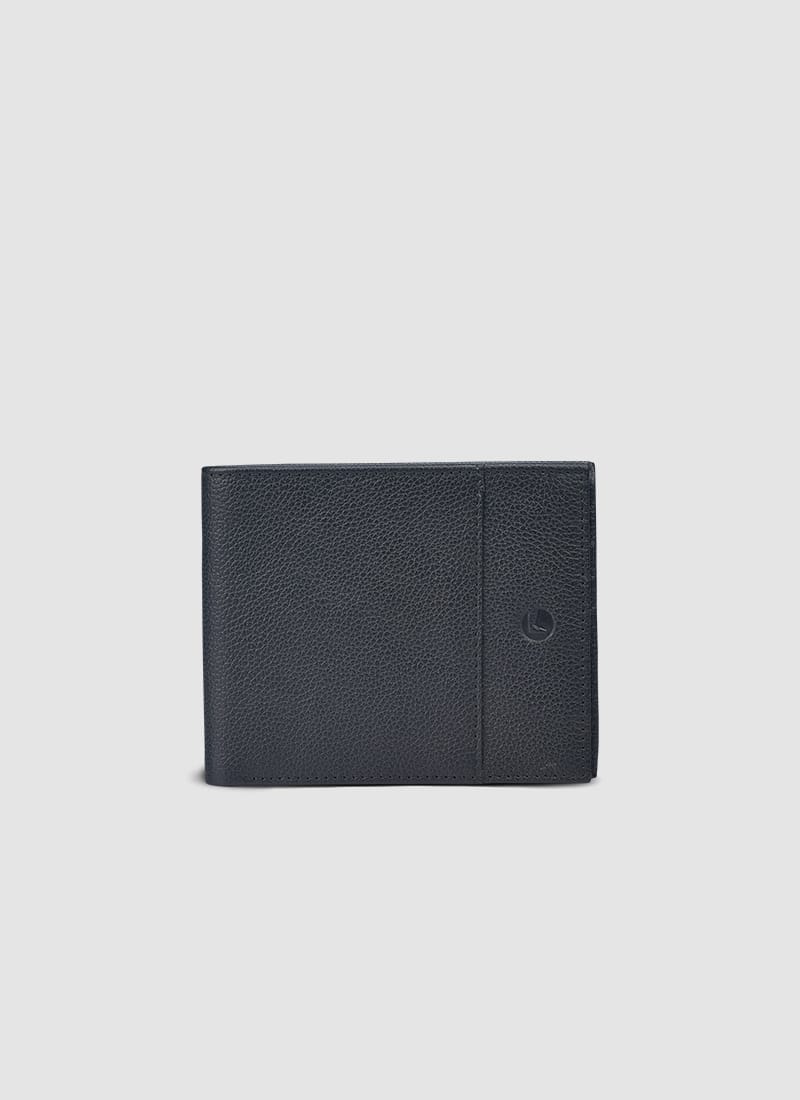 Language Shoes-Men-Maiz Bi-fold Wallet-Premium Leather-Black Colour-Leather Accessories