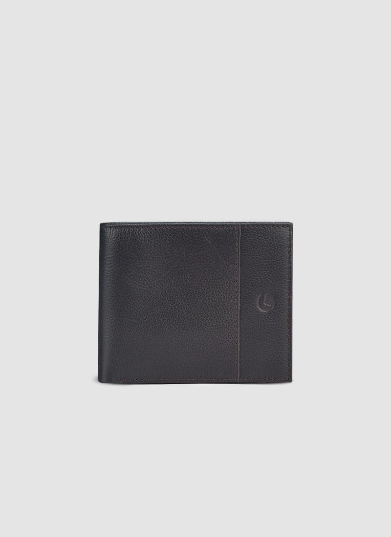 Language Shoes-Men-Maiz Bi-fold Wallet-Premium Leather-Brown Colour-Leather Accessories