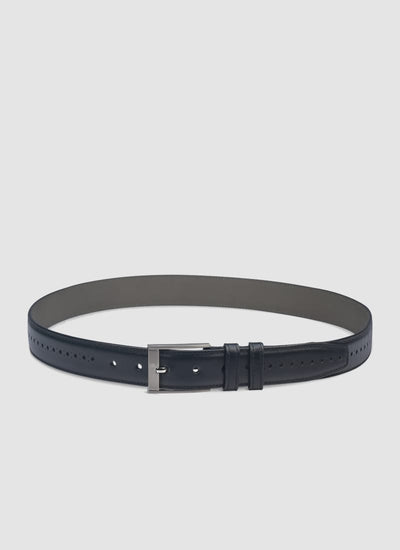 Language Shoes-Men-Gary Belt-Premium Leather-Black Colour-Belt