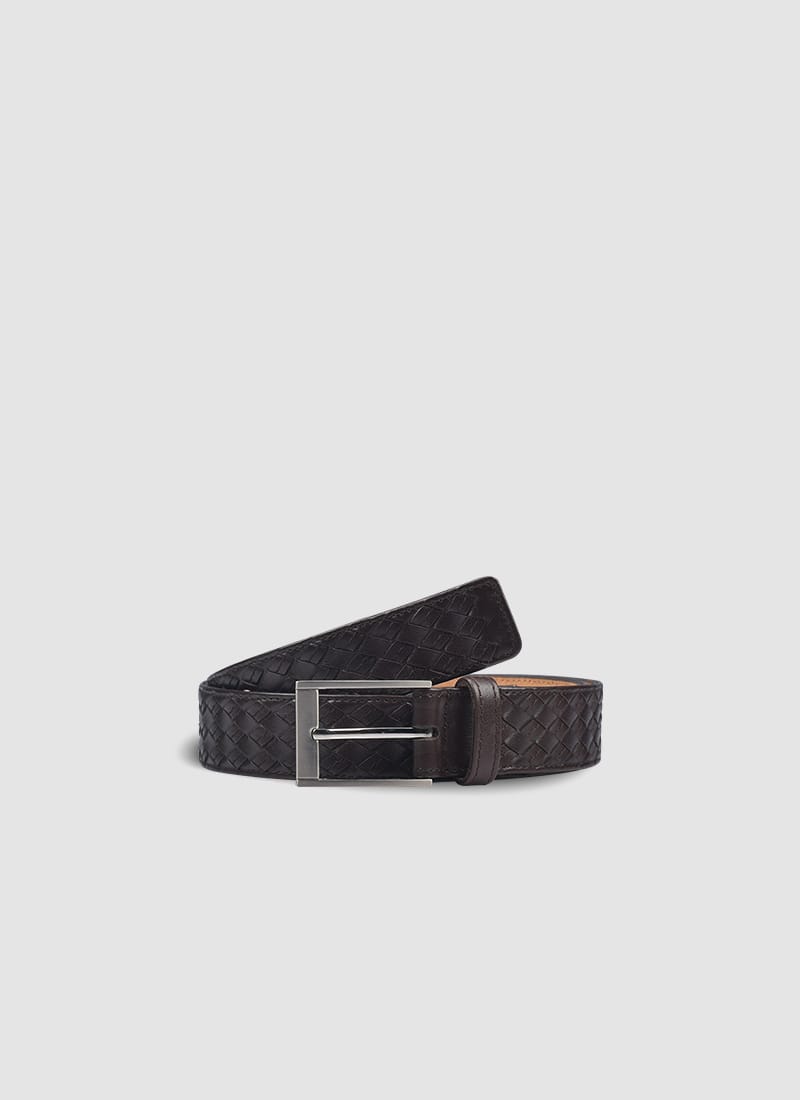 Language Shoes-Men-Jaimy Belt-Premium Leather-Brown Colour-Belt