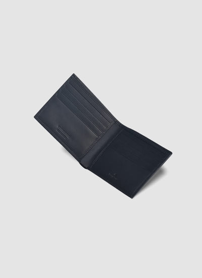 Language Shoes-Men-Jack Bi-fold Wallet-Premium Leather-Black Colour-Leather Accessories
