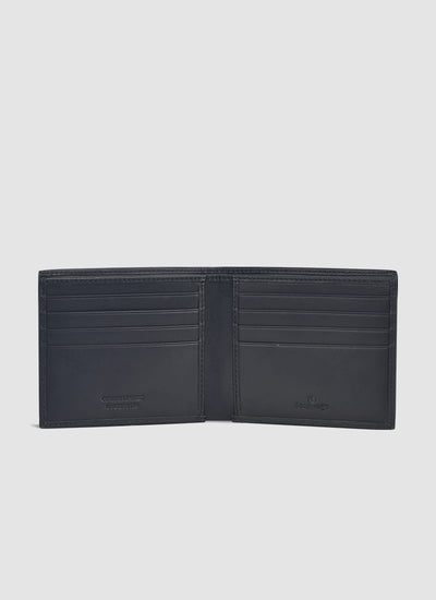 Language Shoes-Men-Jack Bi-fold Wallet-Premium Leather-Black Colour-Leather Accessories