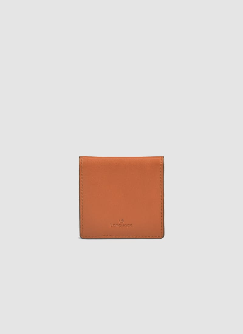 Language Shoes-Men-Denver Coin Pouch-Premium Leather-Tan Colour-Leather Accessories