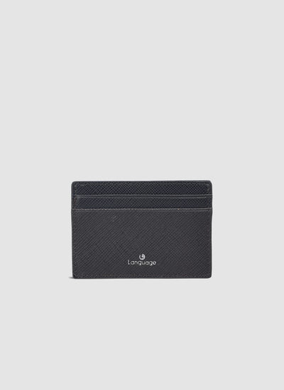 Language Shoes-Men-Baxtor Card Holder-Premium Leather-Dark Brown Colour-Leather Accessories