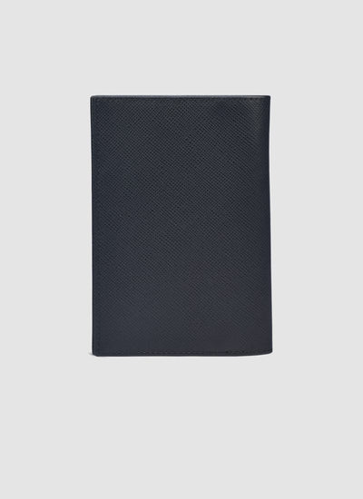 Language Shoes-Men-Moby Passport Holder-Premium Leather-Black Colour-Leather Accessories