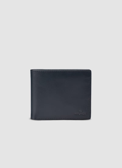 Language Shoes-Men-Shrilk Bi-fold Wallet-Premium Leather-Black Colour-Leather Accessories
