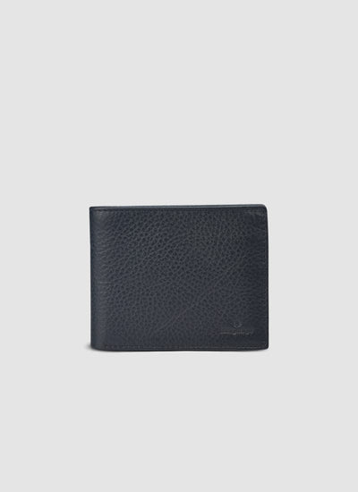Language Shoes-Men-Thomas Bi-fold Wallet-Premium Leather-Black Colour-Leather Accessories