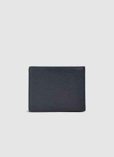 Language Shoes-Men-Gordon Bi-fold Wallet-Premium Leather-Black Colour-Leather Accessories