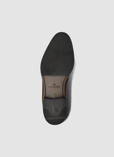 Language Shoes-Men-Chan Loafer-Premium Leather-Brown Colour-Formal Shoe
