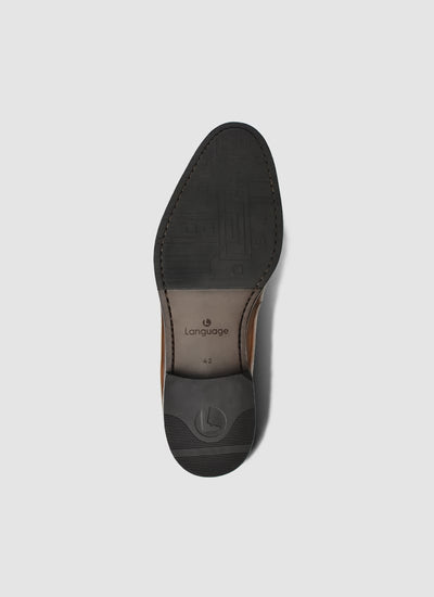 Language Shoes-Men-Chan Loafer-Premium Leather-Tan Colour-Formal Shoe