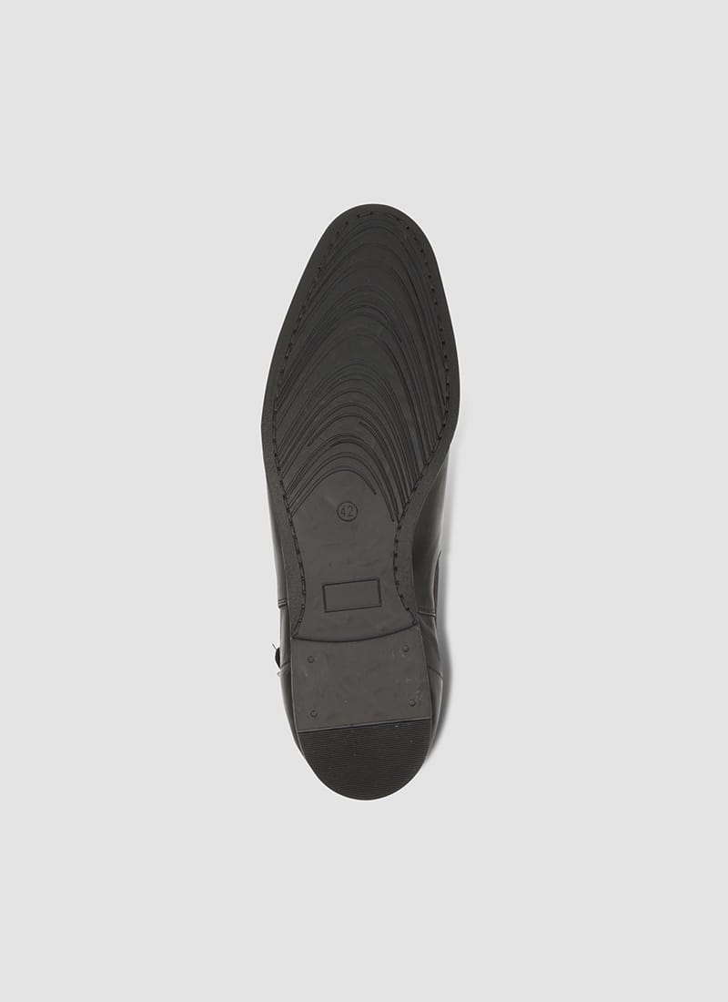 Language Shoes-Men-Blake Boot-Premium Leather-Black Colour-Boot