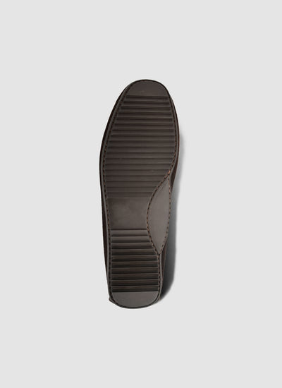 Language Shoes-Men-Lesk Driver-Premium Leather-Brown Colour-Casual Shoe