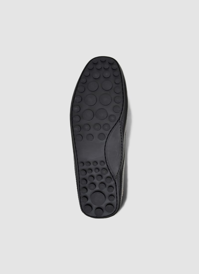 Language Shoes-Men-Lemas Driver-Premium Leather-Black Colour-Casual Shoe