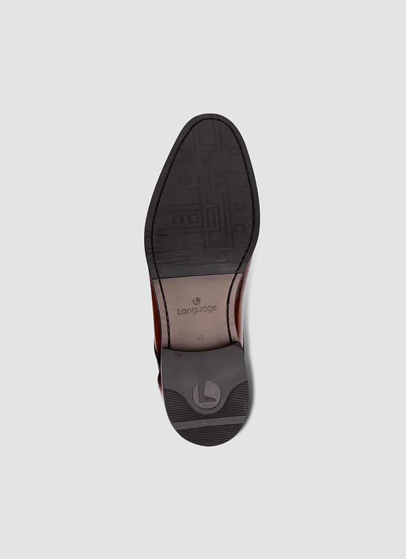 Language Shoes-Men-Bruno Loafer-Premium Leather-Tan Colour-Formal Shoe