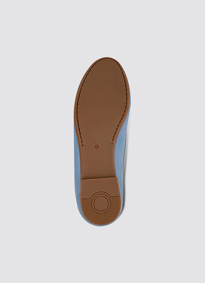 Language Shoes-Women-Selene Moccasin-Premium Leather-Blue Colour-Formal Shoe