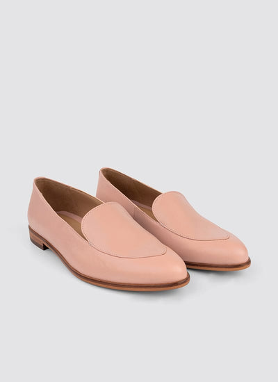 Language Shoes-Women-Calypso Loafer-Premium Leather-Pink Colour-Formal Shoe