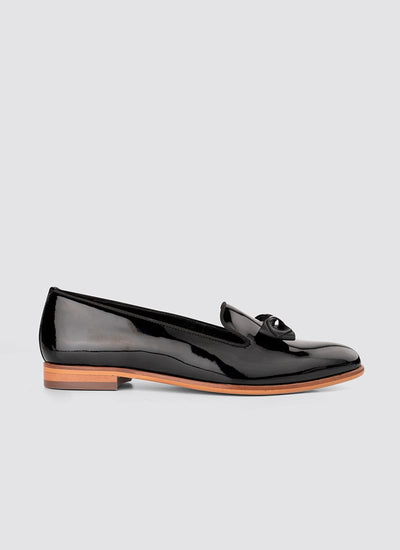 Language Shoes-Women-Urania Loafer-Premium Leather-Black Colour-Formal Shoe