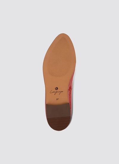 Language Shoes-Women-Urania Loafer-Premium Leather-Red Colour-Formal Shoe