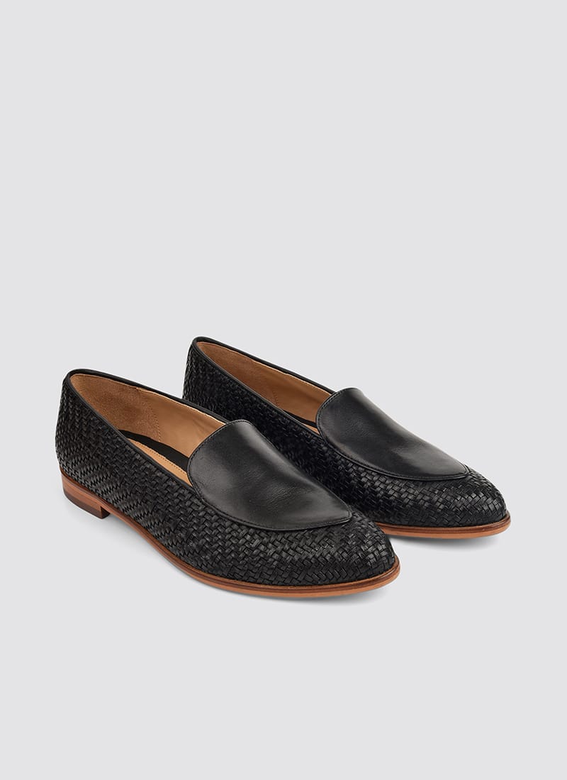 Language Shoes-Women-Maia Loafer-Premium Leather-Black Colour-Formal Shoe