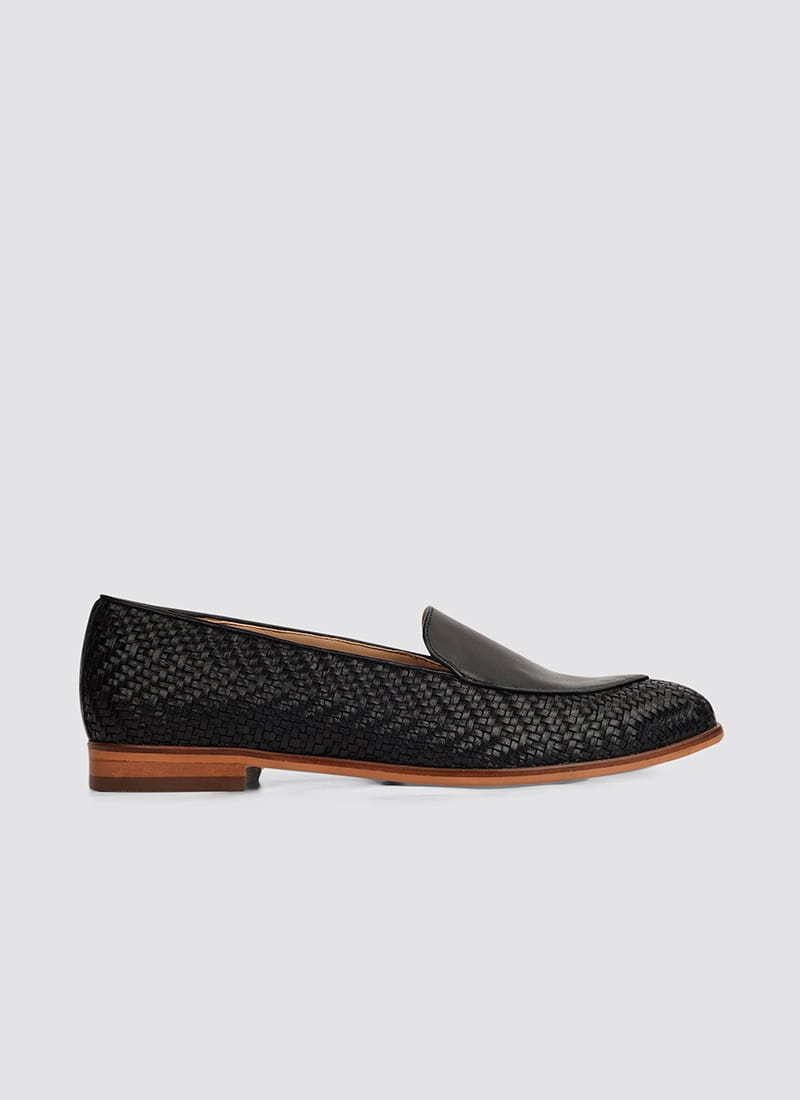 Language Shoes-Women-Maia Loafer-Premium Leather-Black Colour-Formal Shoe