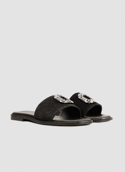 Language Shoes-Women-Maxime Sandal-Premium Leather-Black Colour-Sandals-3