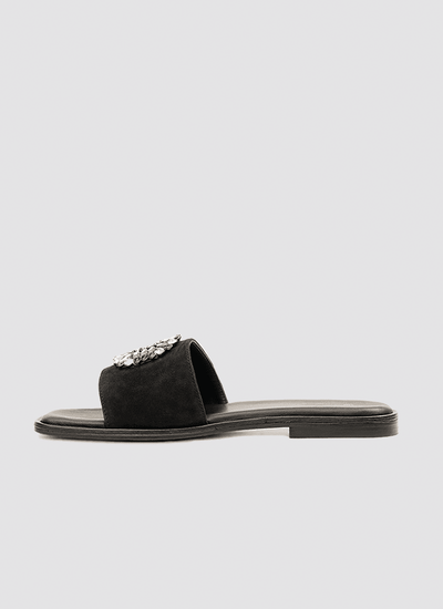 Language Shoes-Women-Maxime Sandal-Premium Leather-Black Colour-Sandals-2