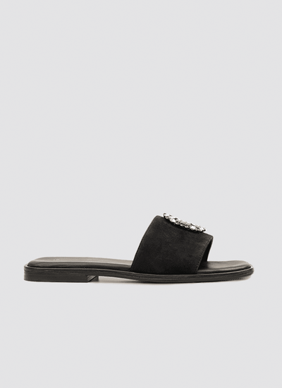 Language Shoes-Women-Maxime Sandal-Premium Leather-Black Colour-Sandals-4