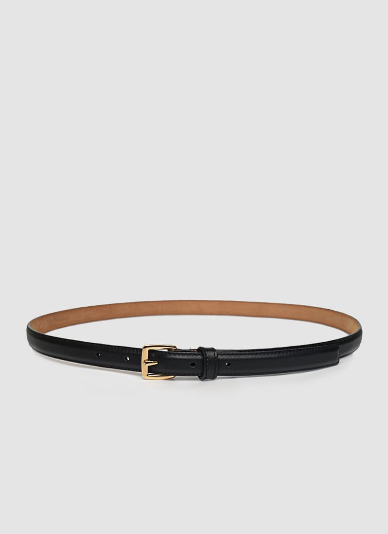 Language Shoes-Women-Bernadette Belt-Premium Leather-Black Colour-Belt