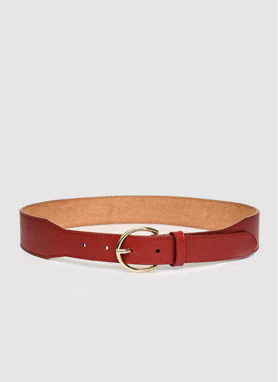 Language Shoes-Women-Lilliana Belt-Premium Leather-Red Colour-Belt