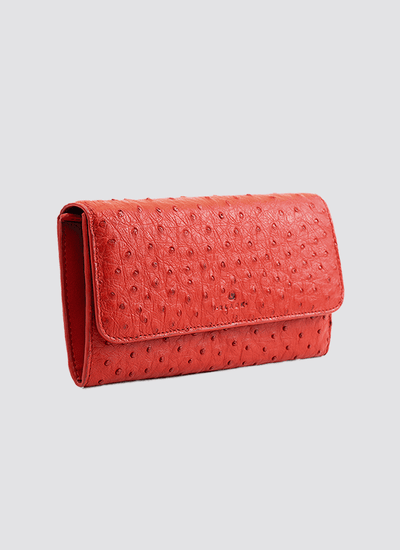 Language shoes-Women-Bailey Wallet-Premium Leather-Red Colour-Wallet-2