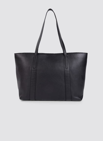 Language Shoes-Women-Amethyst Tote-Premium Leather-Black Colour-Leather Accessories