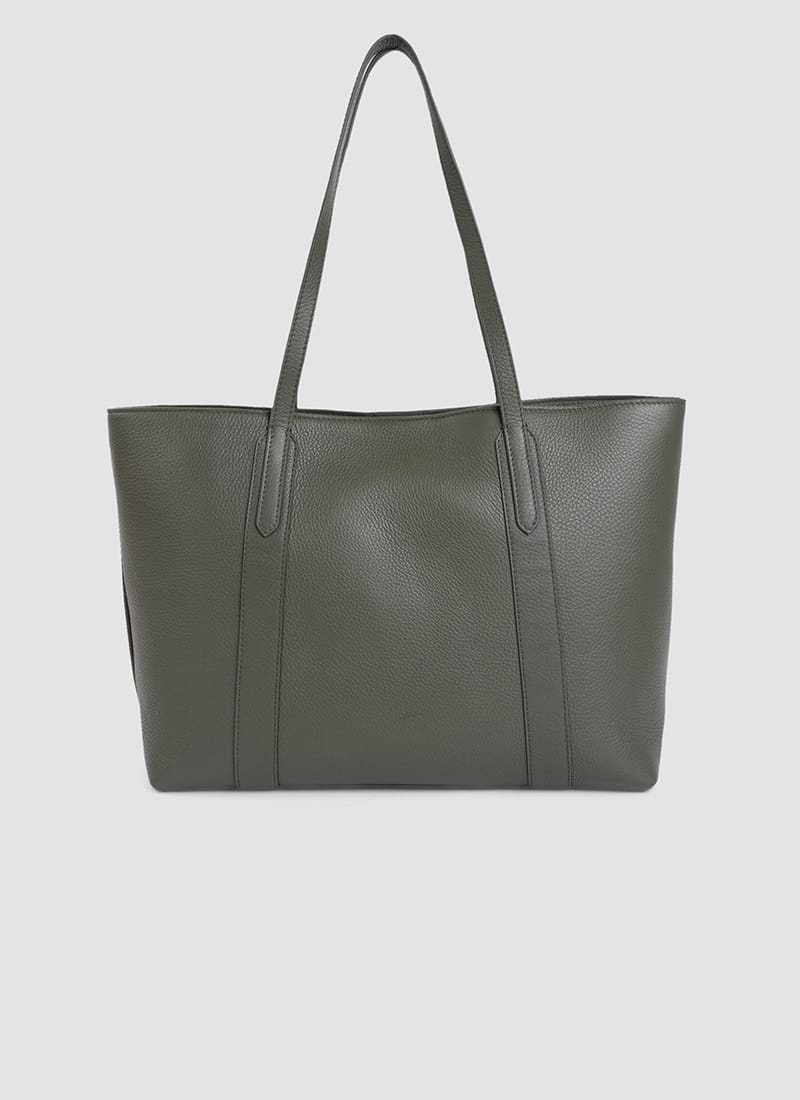 Language Shoes-Women-Amethyst Tote-Premium Leather-Sage Colour-Leather Accessories