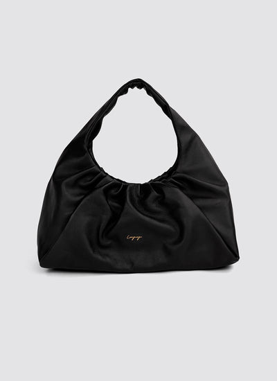 Language Shoes-Women-Biscotti Hand Bag-Premium Leather-Black Colour-Leather Accessories