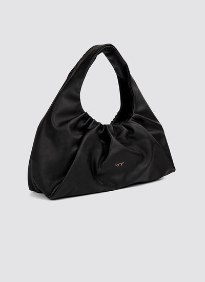 Language Shoes-Women-Biscotti Hand Bag-Premium Leather-Black Colour-Leather Accessories