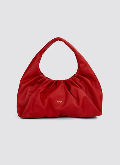 Language Shoes-Women-Biscotti Hand Bag-Premium Leather-Red Colour-Leather Accessories