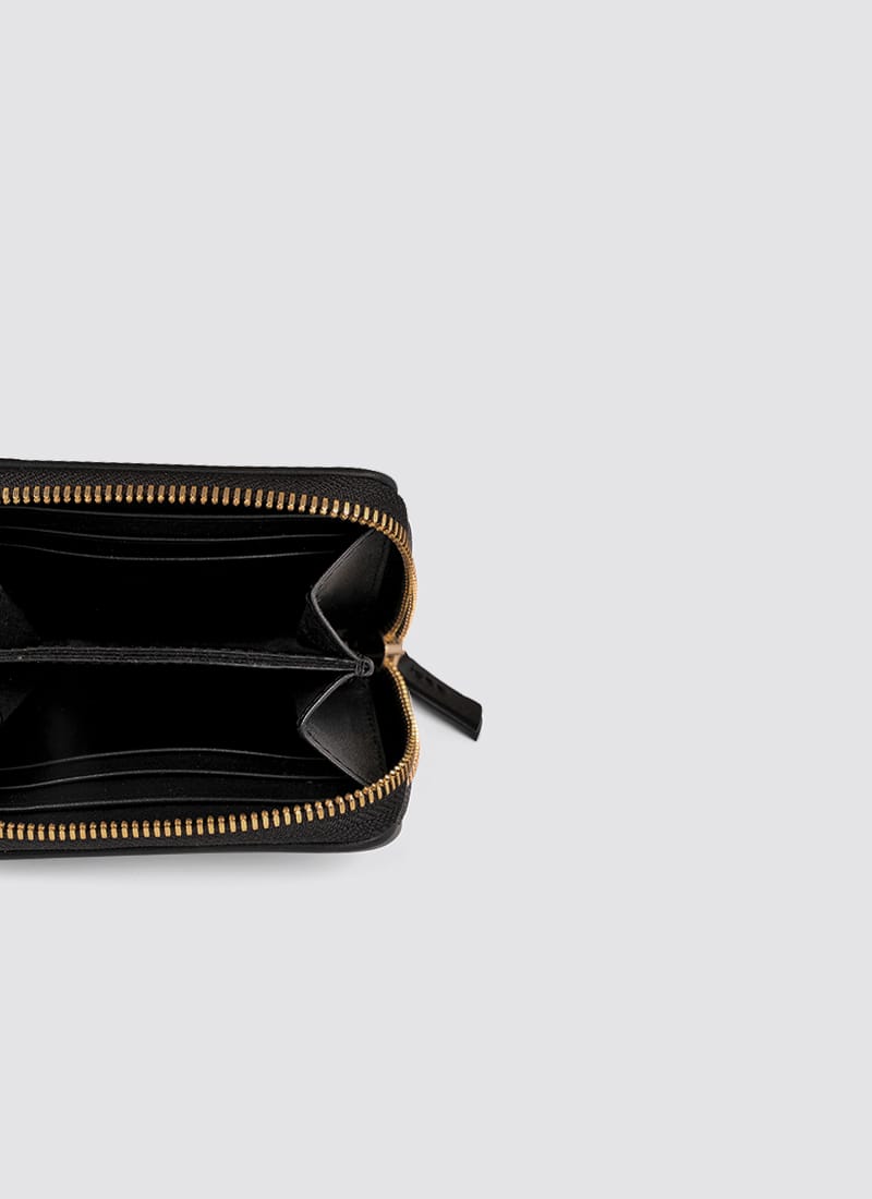 Language Shoes-Women-Rosa Wallet-Premium Leather-Black Colour-Leather Accessories
