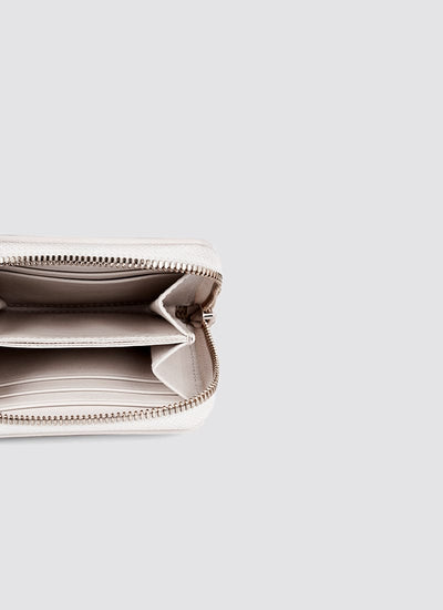 Language Shoes-Women-Rosa Wallet-Premium Leather-Ecru Colour-Leather Accessories