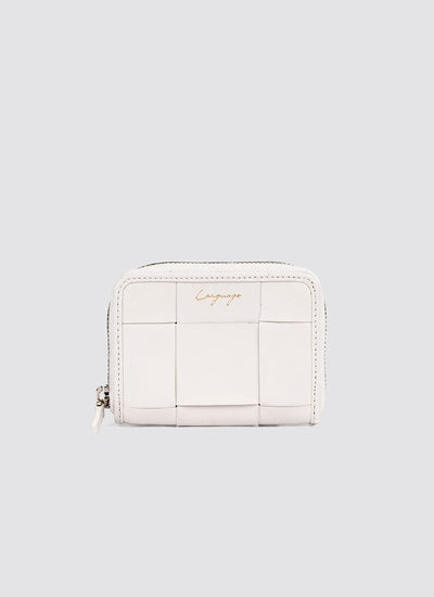 Language Shoes-Women-Rosa Wallet-Premium Leather-Ecru Colour-Leather Accessories