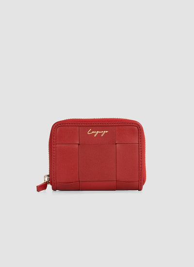 Language Shoes-Women-Rosa Wallet-Premium Leather-Red Colour-Leather Accessories