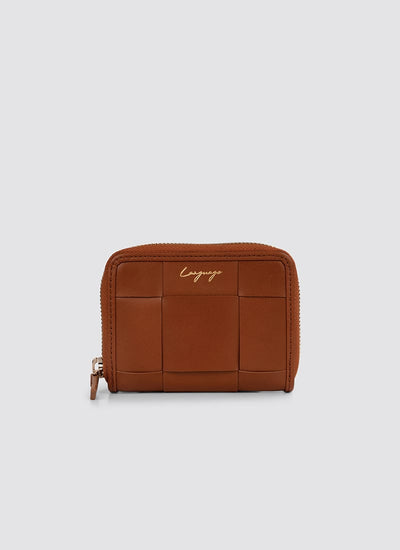 Language Shoes-Women-Rosa Wallet-Premium Leather-Tan Colour-Leather Accessories