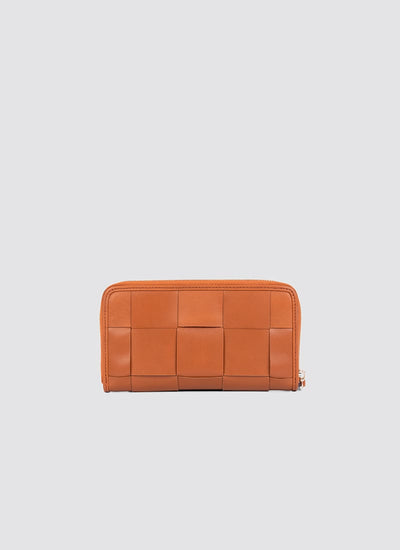 Language Shoes-Women-Coco Long Wallet-Premium Leather-Tan Colour-Leather Accessories