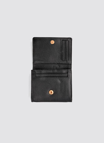 Language Shoes-Women-Siena Wallet-Premium Leather-Black Colour-Leather Accessories