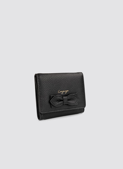 Language Shoes-Women-Siena Wallet-Premium Leather-Black Colour-Leather Accessories