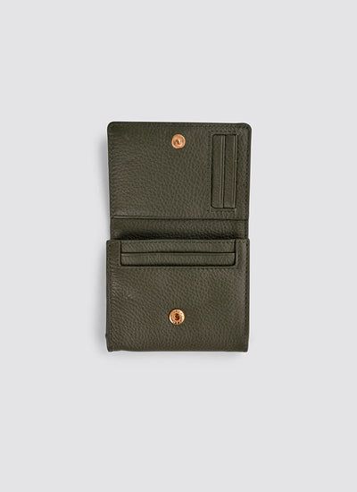 Language Shoes-Women-Siena Wallet-Premium Leather-Sage Colour-Leather Accessories
