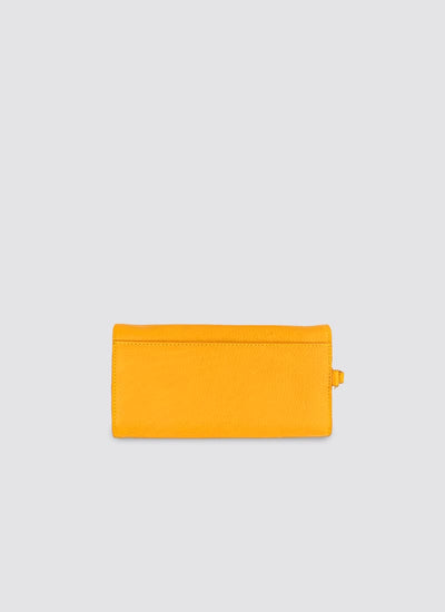 Language Shoes-Women-Onyx Long Wallet-Premium Leather-Senape Colour-Leather Accessories